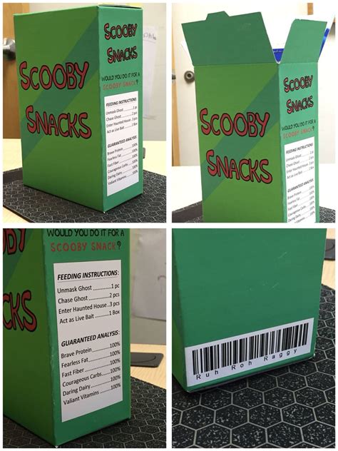 Scooby Snacks Box Printable